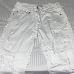 White Ripped Jeans